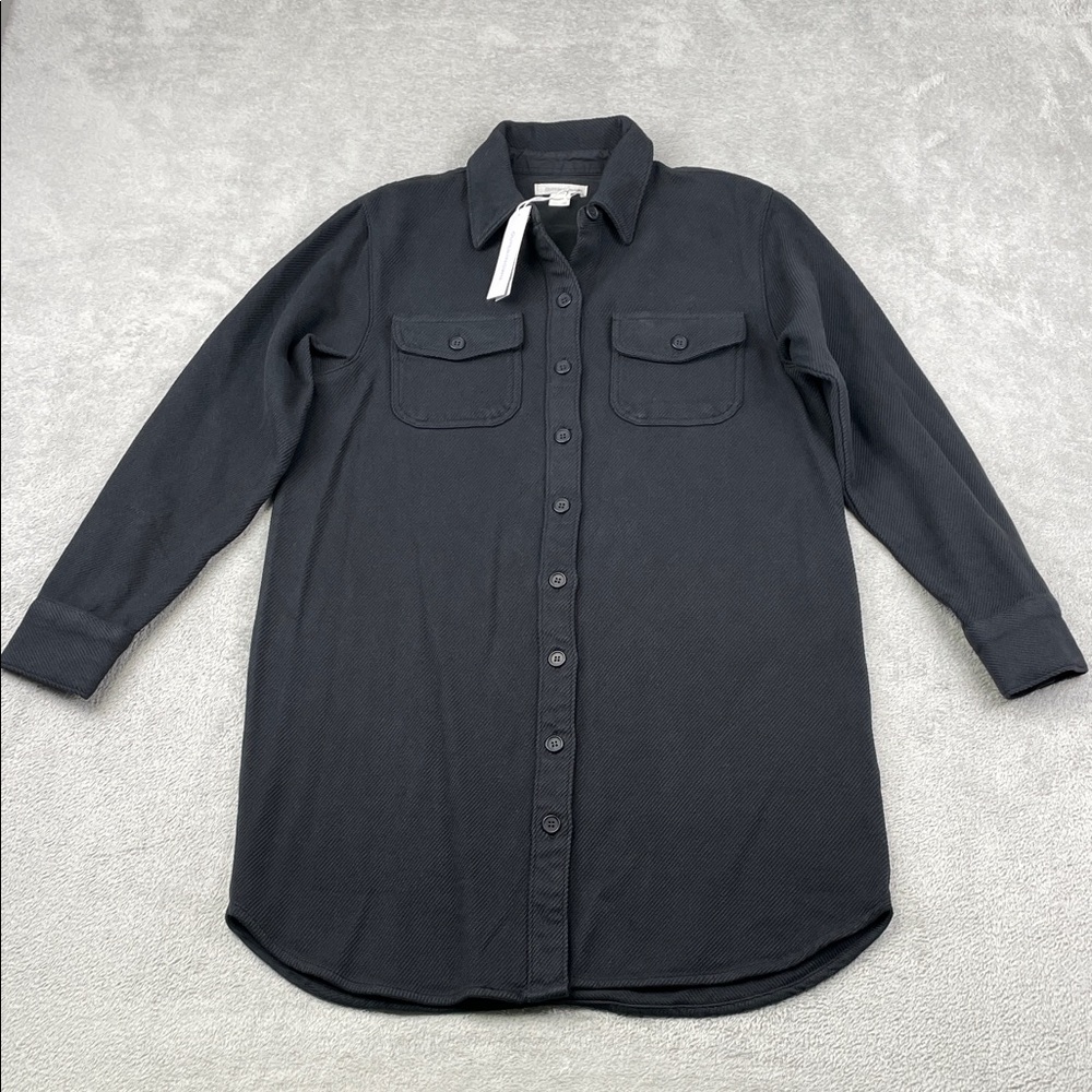 NEW Outerknown XS 100% Organic Cotton Women's Button‎ Down Shirt Dress